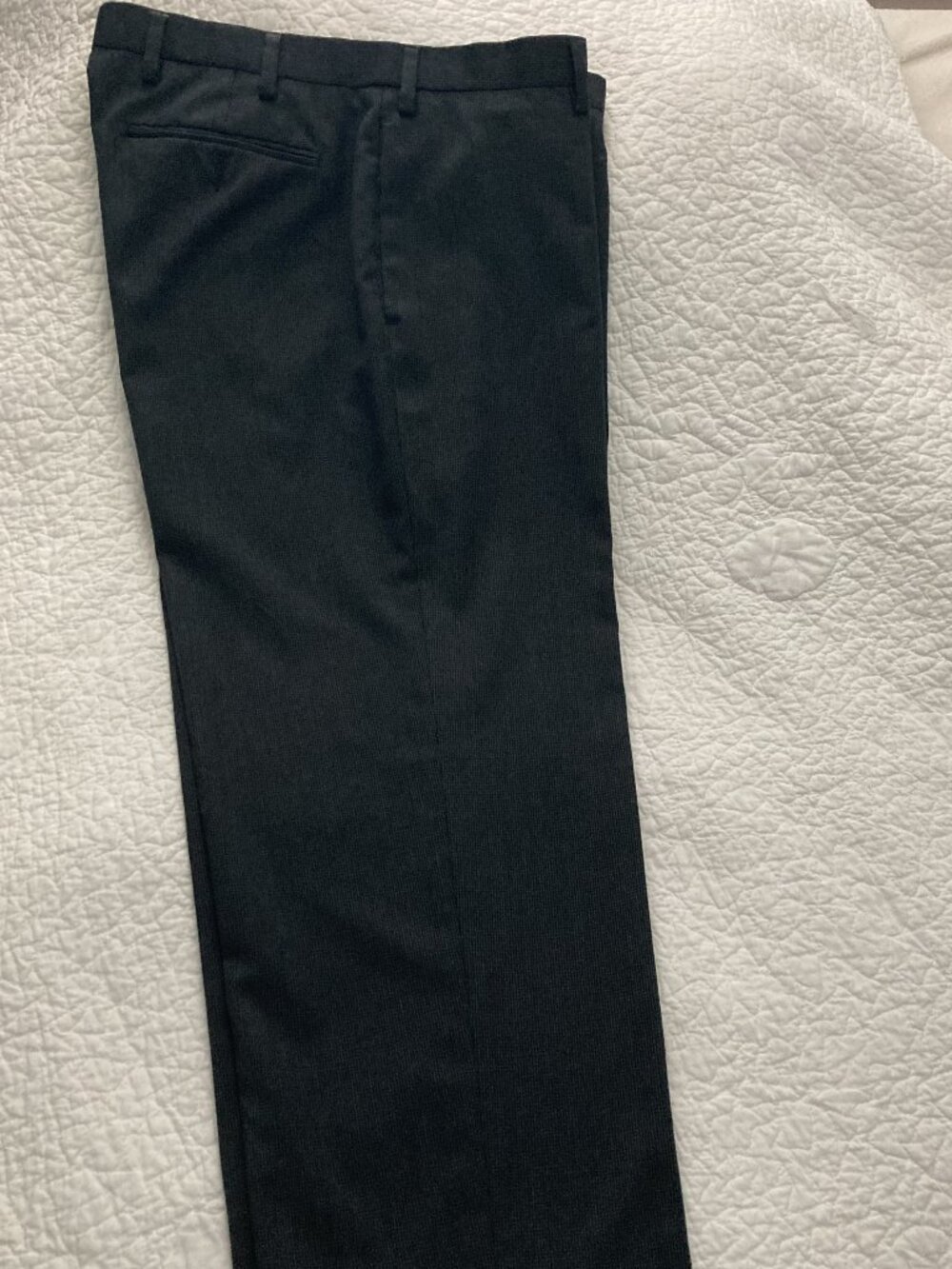Black and Charcoal Nautica Clipper Slacks